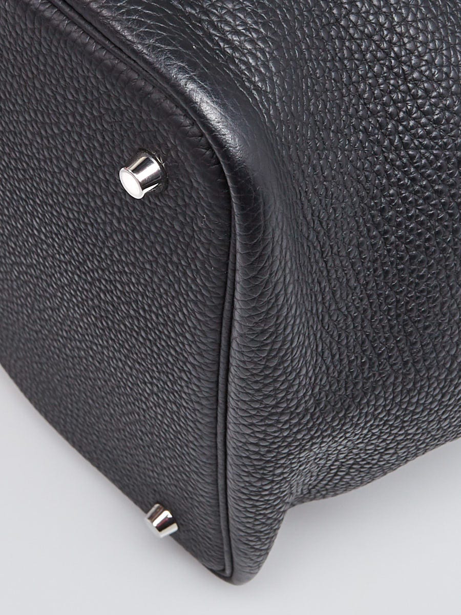 Hermès Clemence Picotin Lock 22 - Black Bucket Bags, Handbags - HER551203