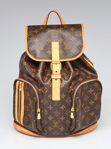louis vuitton backpack bosphore monogram brown Sac Dos a flat top handle Louis Vuitton Brown Monogram Canvas