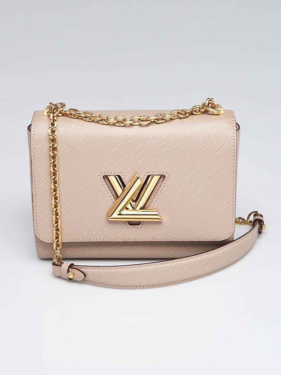 Louis Vuitton - Authenticated Twist One Handle Handbag - Leather Beige for Women, Very Good Condition