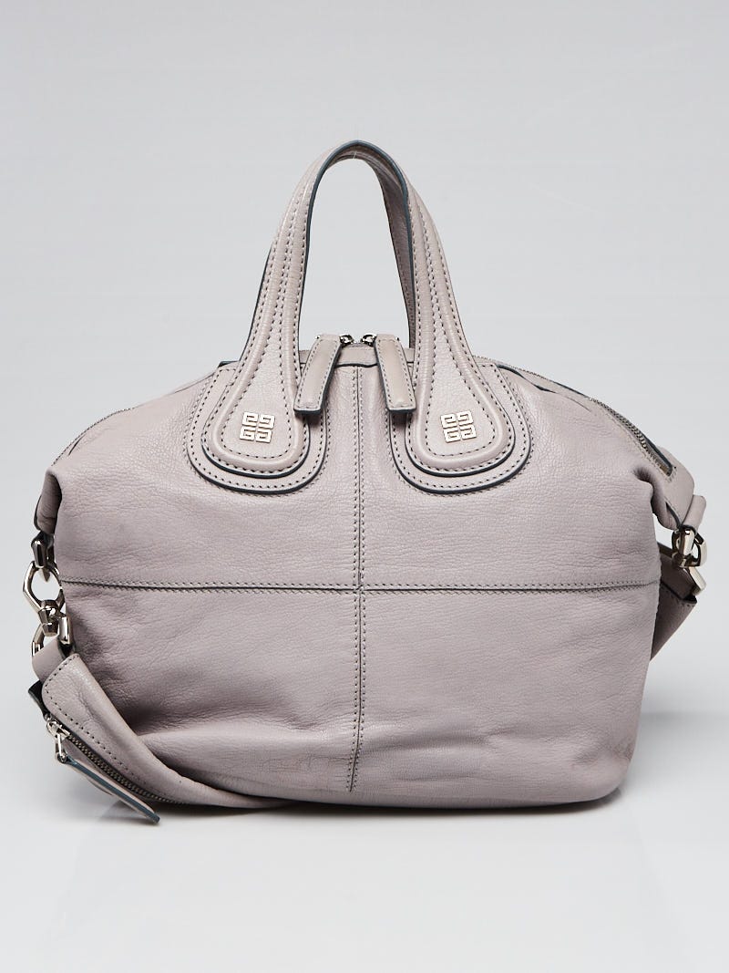 Givenchy Grey Goatskin Leather Small Nightingale Bag