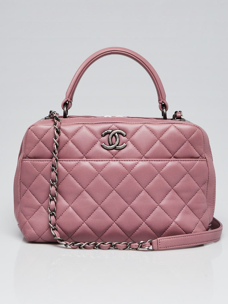 Chanel Beige Quilted Leather Small Trendy CC Flap Top Handle Bag at 1stDibs