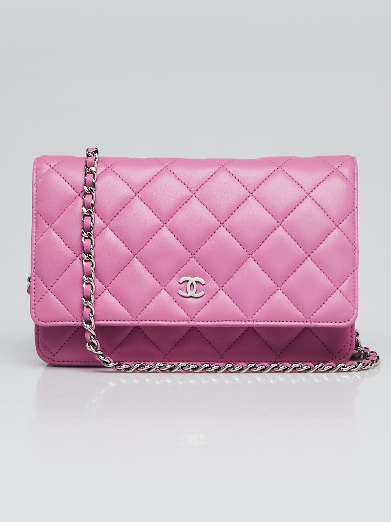 Chanel Purple Quilted Lambskin Leather Classic WOC Clutch Bag - Yoogi's  Closet