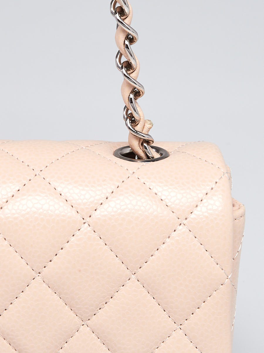 CHANEL Caviar Quilted Pochette Pink 39311