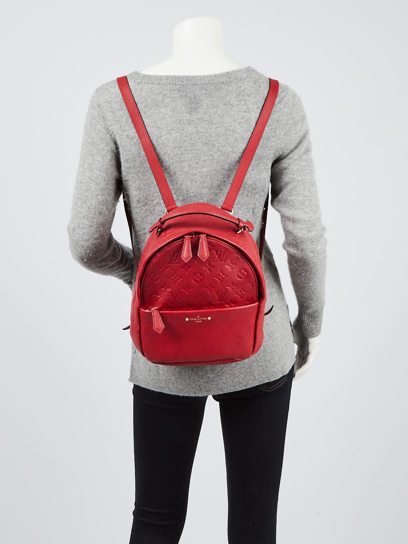 Louis Vuitton Backpack Sorbonne Monogram Empreinte Cerise Cherry