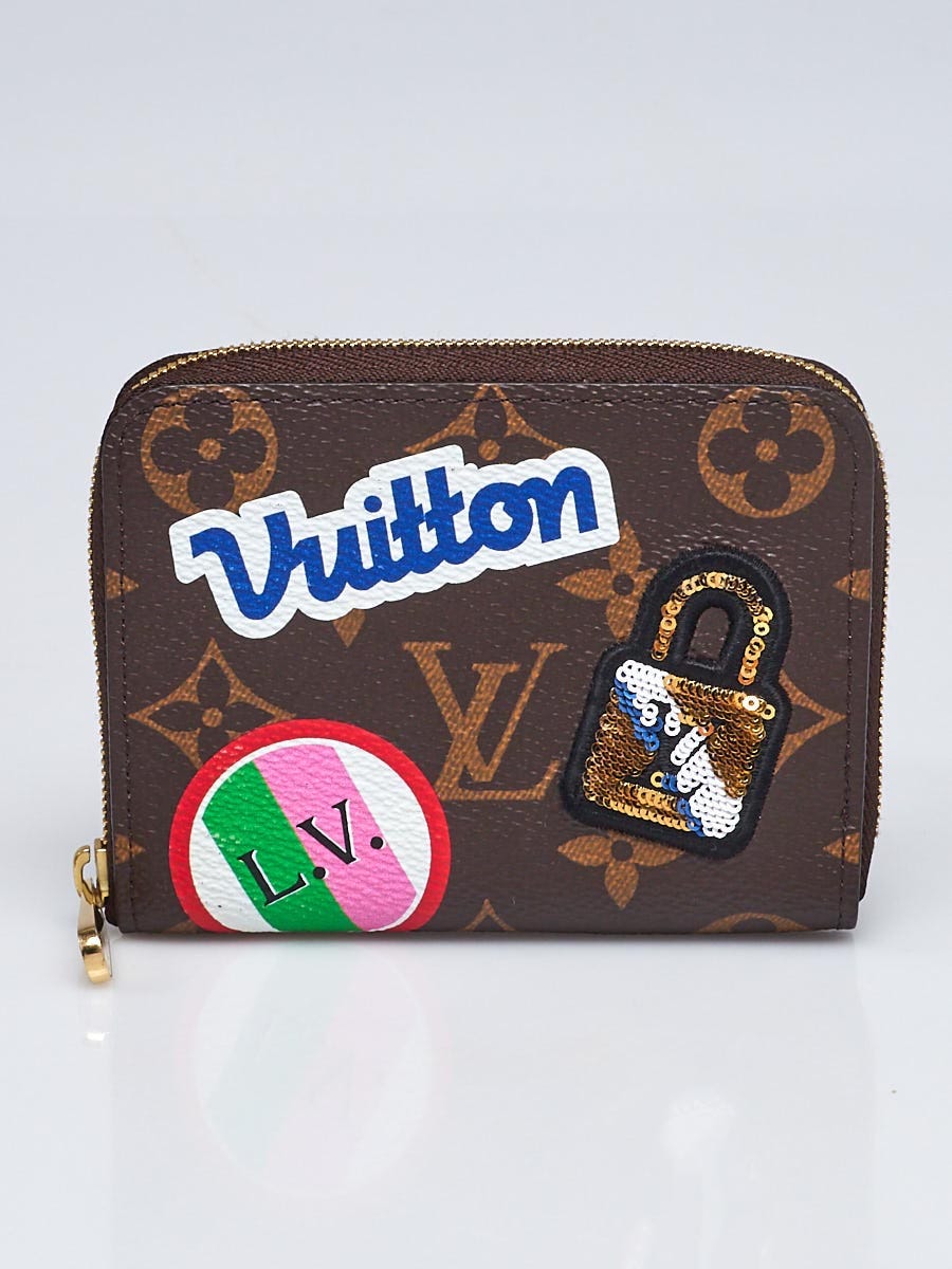 Louis Vuitton Monogram Canvas Zippy Patches Coin Purse - Yoogi's