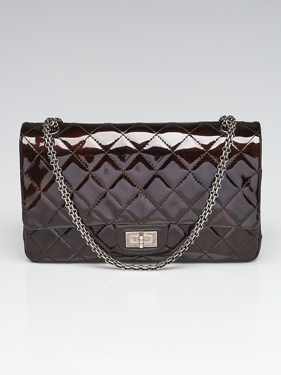 Chanel Brown 2.55 Reissue Quilted Caviar Leather 227 Single Flap Jumbo Flap  Bag - Yoogi's Closet