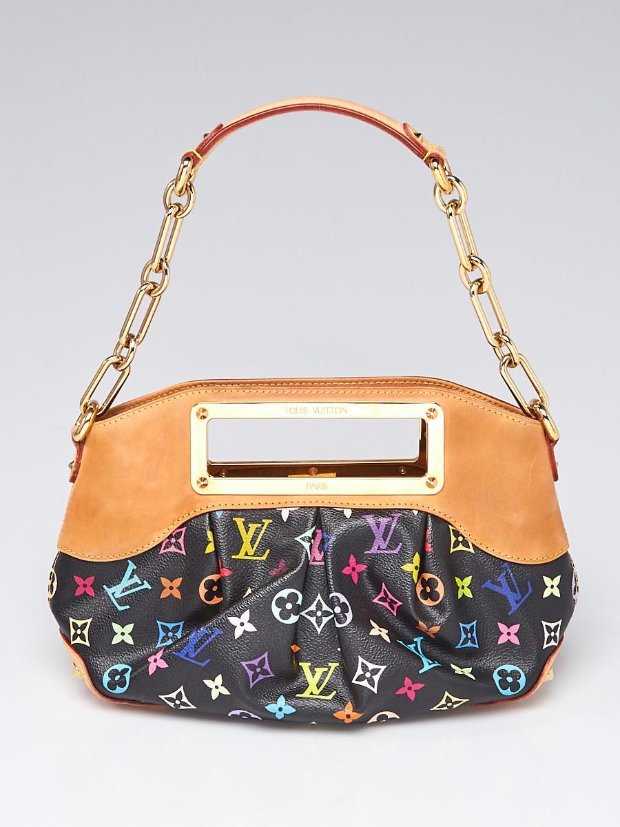Louis Vuitton Black Monogram Multicolore Judy PM Bag | Yoogi's Closet