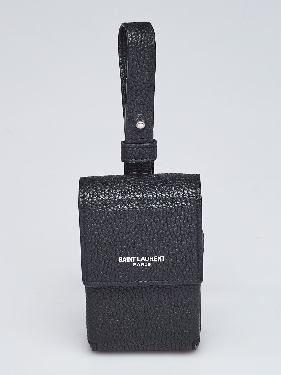Yves Saint Laurent Black Leather Cigarette Case Holder Yoogi s