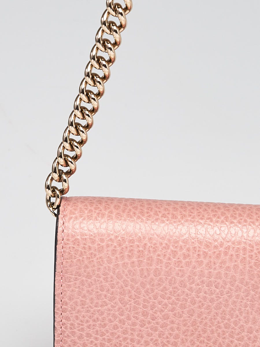 Gucci pink hotsell wallet on chain