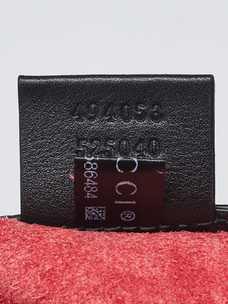 Gucci Red Leather Coco Capitan Logo Drawstring Backpack Bag