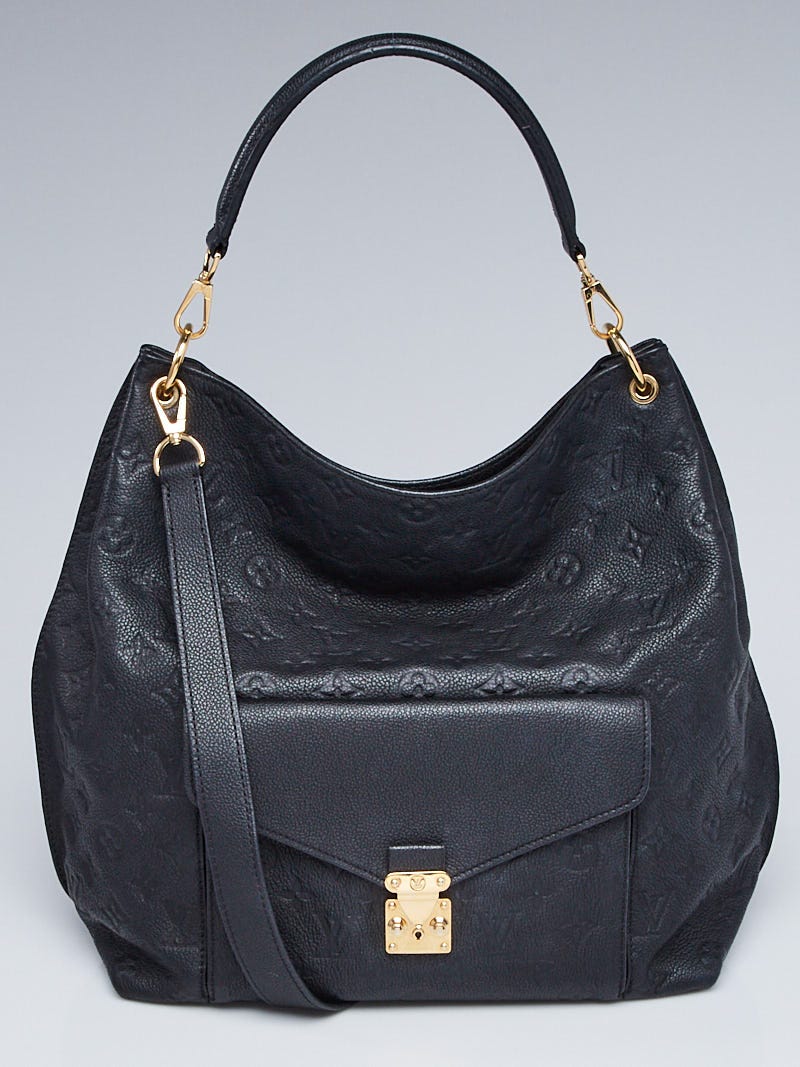 Louis Vuitton Black Monogram Empreinte Leather Metis Bag - Yoogi's