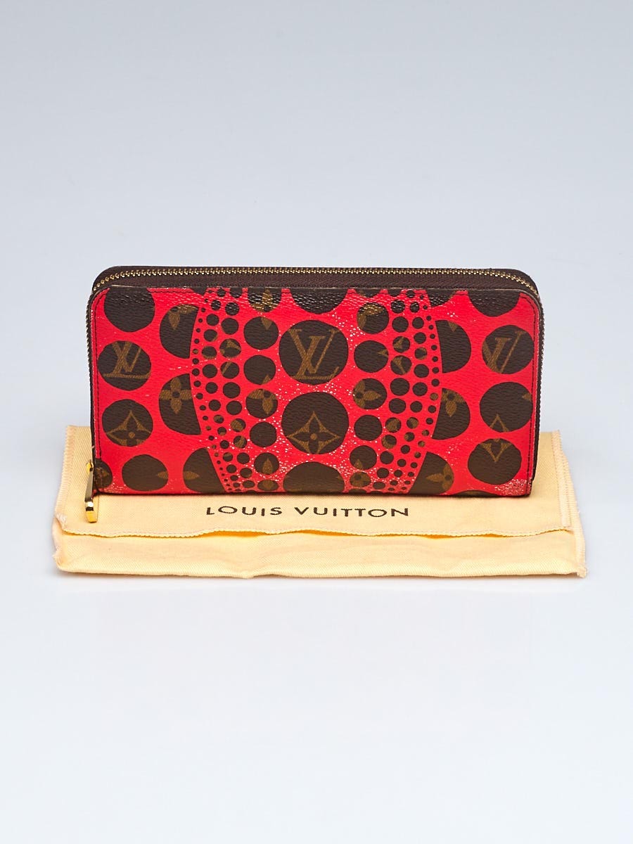 Louis Vuitton Limited Edition Red Yayoi Kusama Monogram Pumpkin Dots Zippy  Wallet - Yoogi's Closet