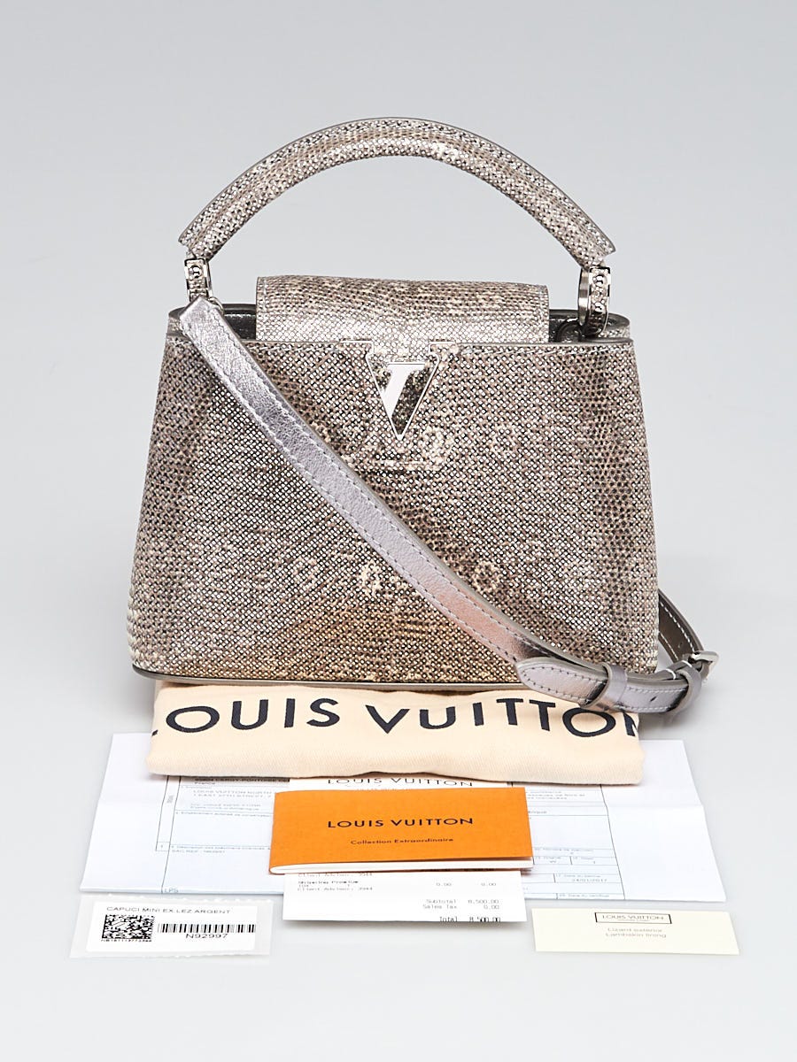 Louis Vuitton Lizard Mini Capucines PM