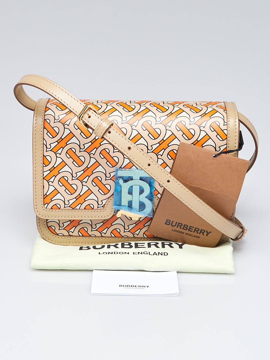 Cross body bags Burberry - TB monogram print leather small bag