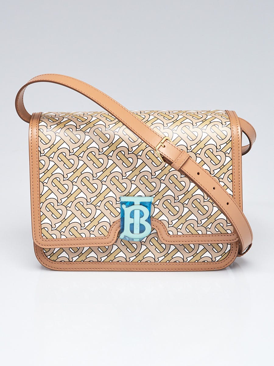 BURBERRY TB bag leather handbag | Bags leather handbags, Leather handbags,  Leather