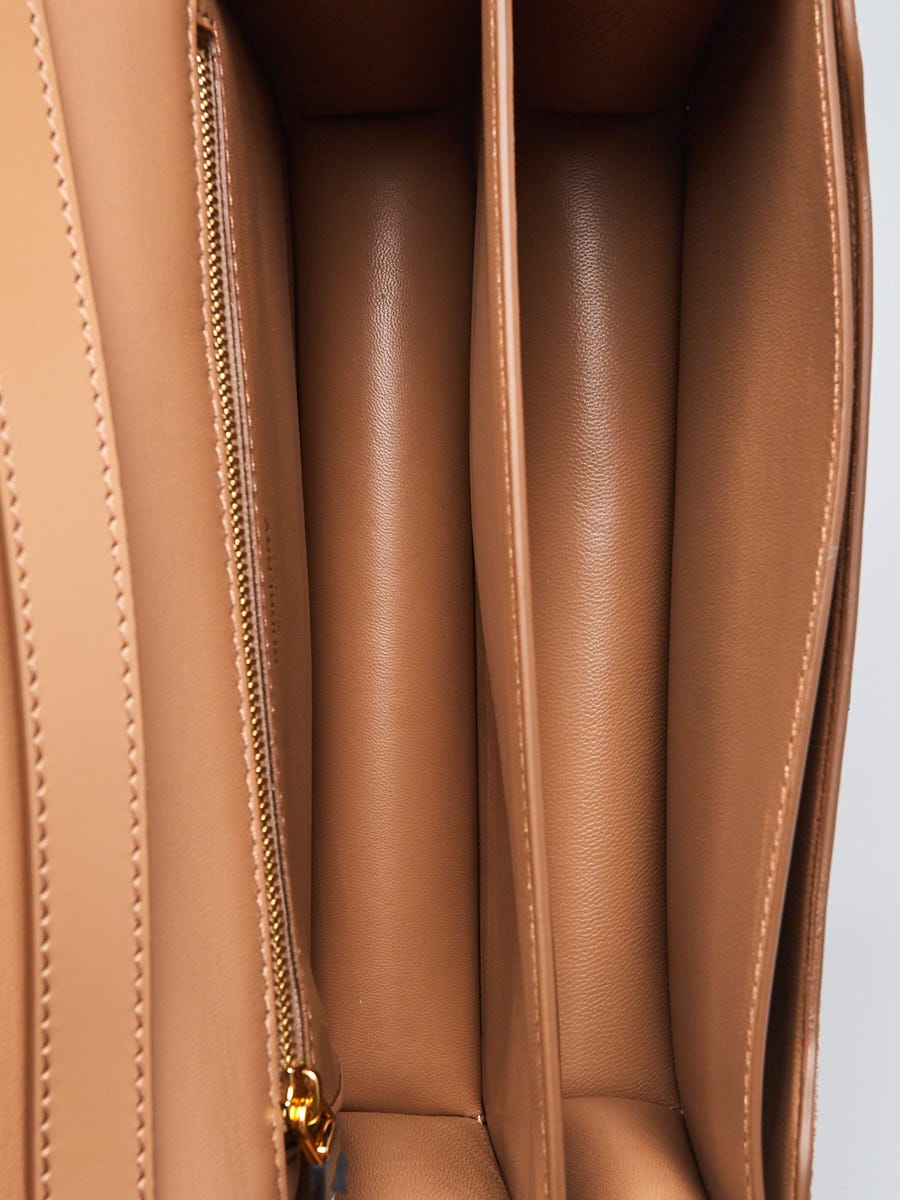 TB Monogram Leather Pouch Shoulder Bag