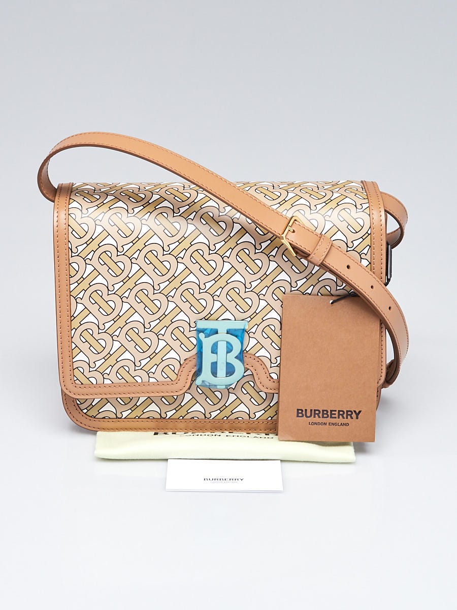 Burberry Handbag TB Monogram Quilted Shoulder Bag With OG Box