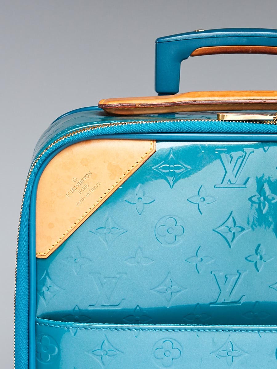 Louis Vuitton Blue Galactic Monogram Vernis Pegase 45 Suitcase - Yoogi's  Closet