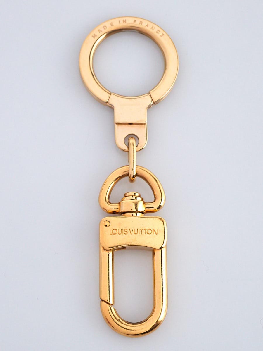 Louis Vuitton Goldtone Metal Bag Extender and Key Chain - Yoogi's Closet