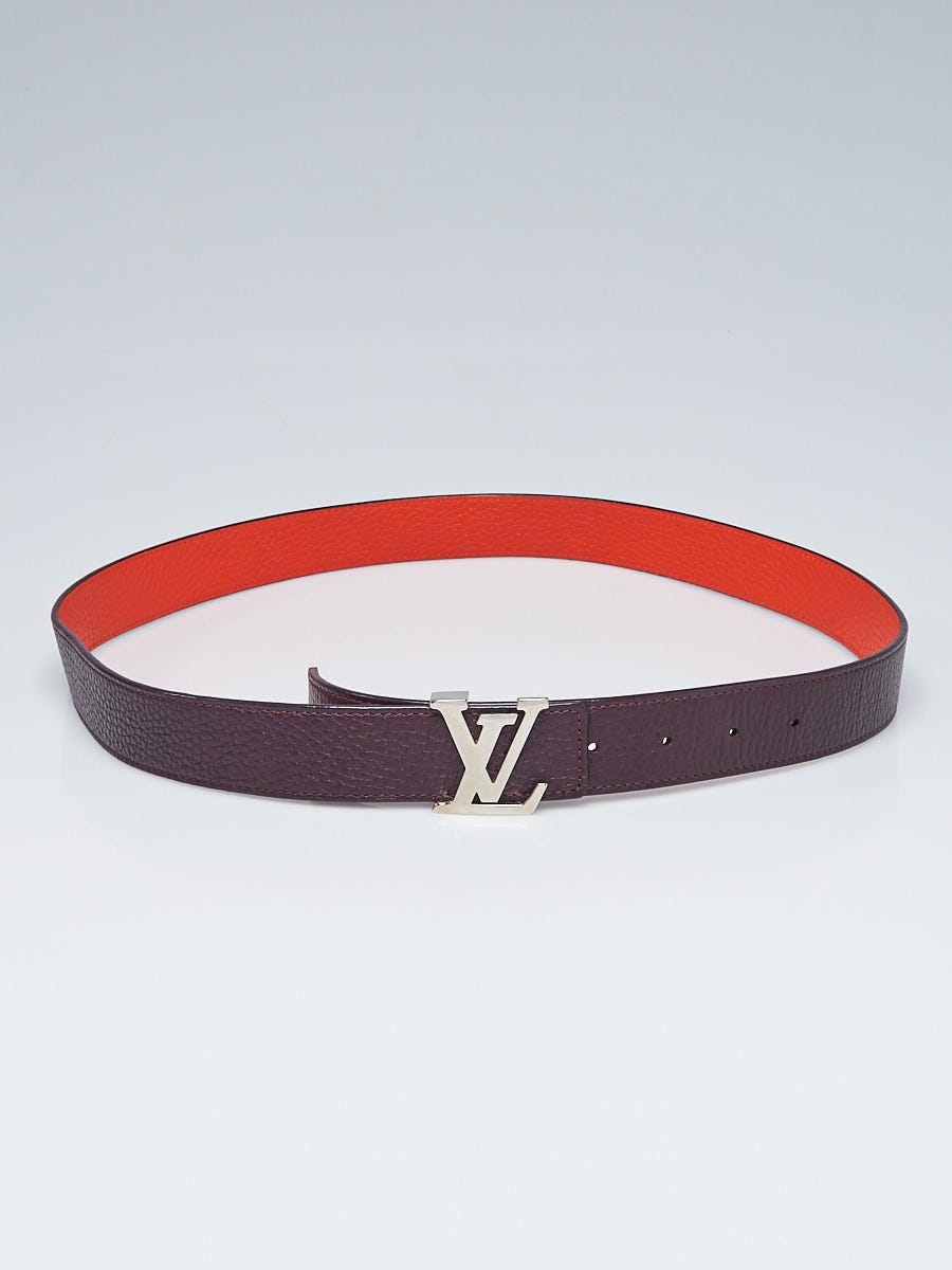 Louis Vuitton Aube/Piment Grain Leather LV Initials  display picture 1