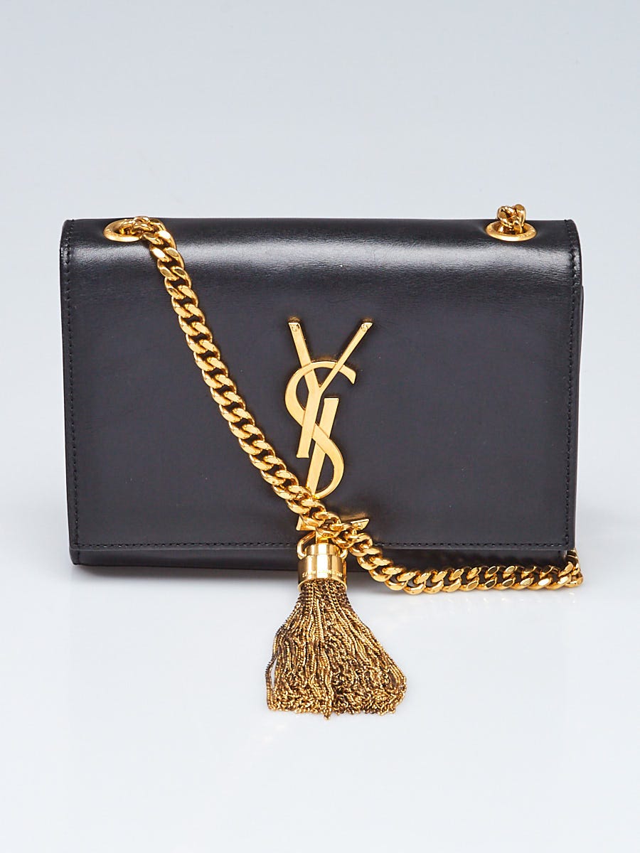 YSL Black Kate Tassel Small Shoulder Bag – The Closet