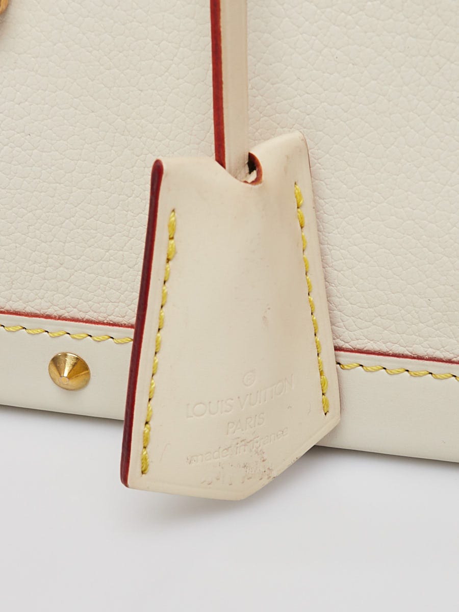 Louis Vuitton White Suhali Leather Le Fabuleux Bag | Yoogi's