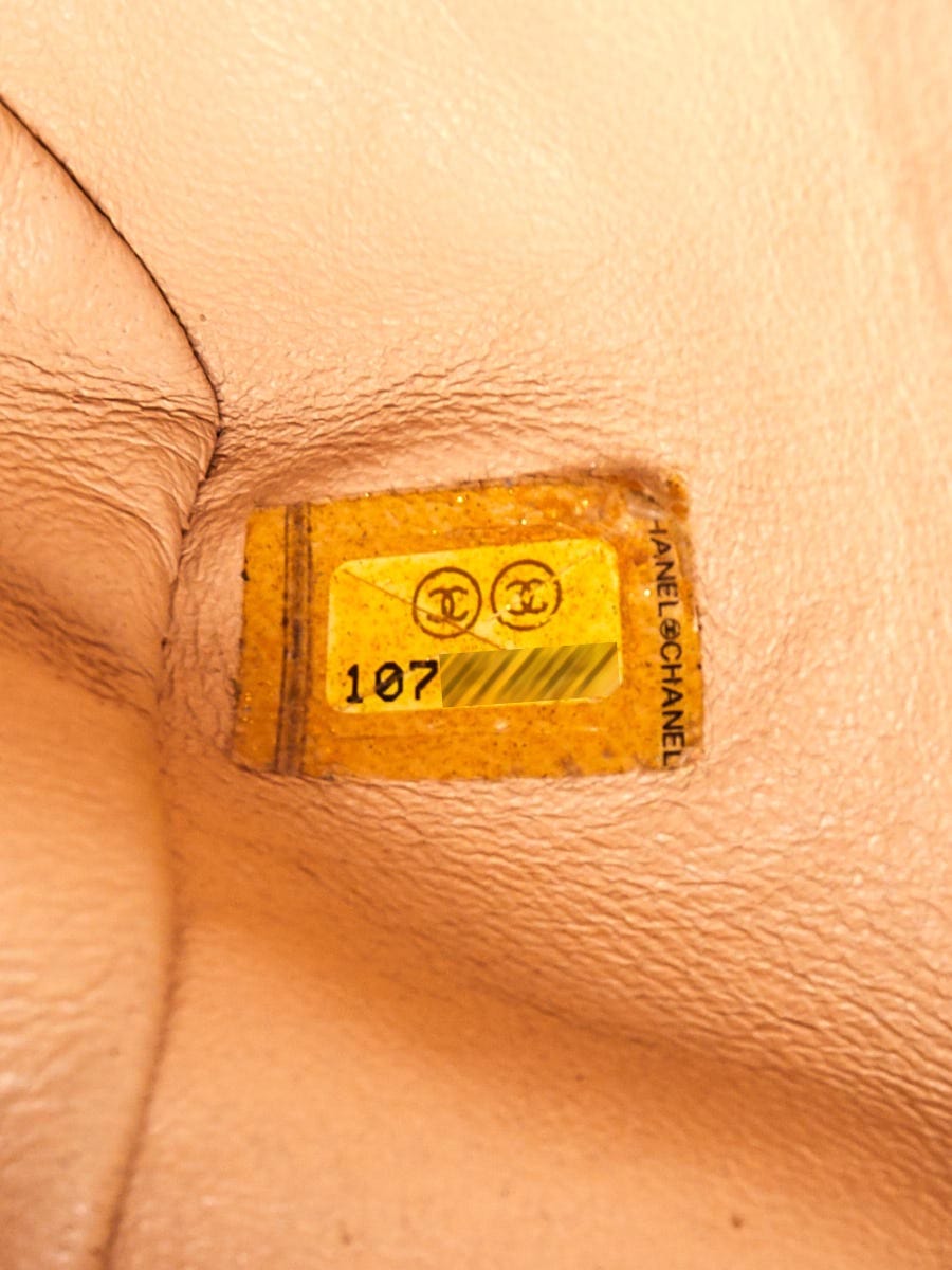 Chanel Silver Metallic Leather Luxe Ligne Medium Bowler Bag