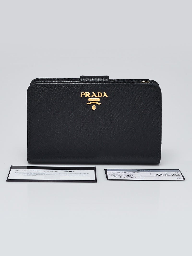 Prada small Saffiano Leather wallet - unboxing 