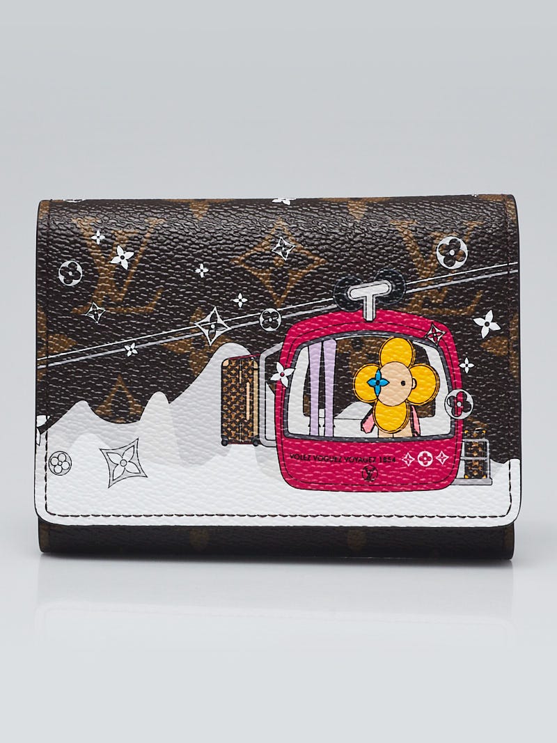 Louis Vuitton Zippy Wallet Vivienne Holiday Monogram Canvas/Pink