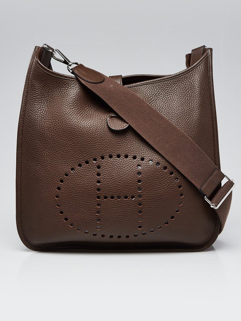 Hermes Chocolate Evelyne Bag – The Closet
