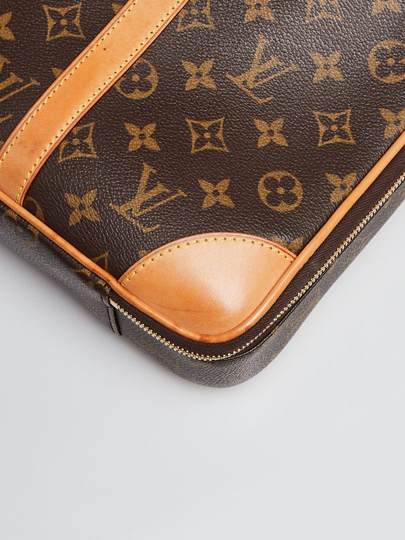 Louis Vuitton Brown Monogram Cupertino Briefcase Bag – The Closet