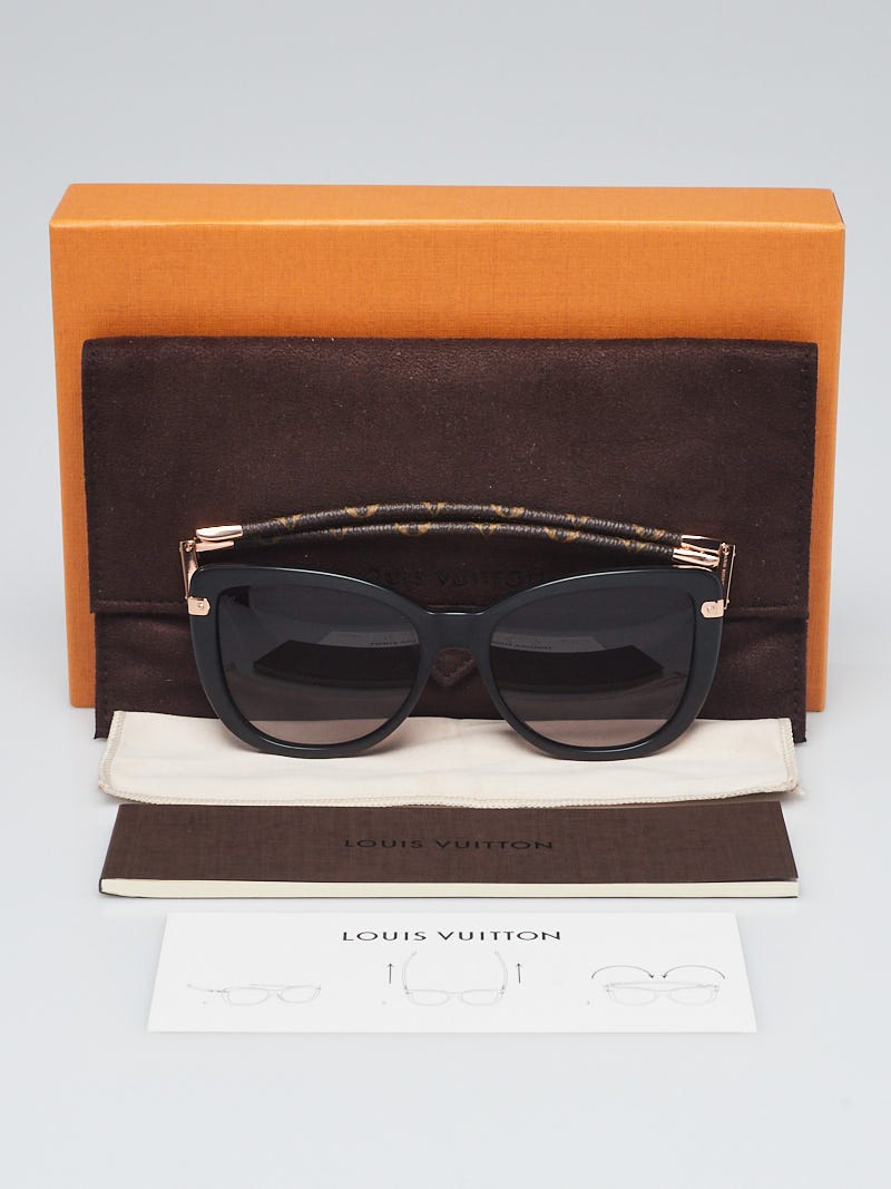 Louis Vuitton Black Matte Acetate Frame Charlotte Sunglasses - Z0781W -  Yoogi's Closet
