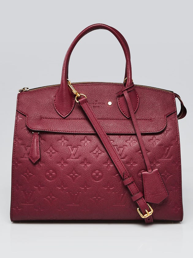 Louis Vuitton Raisin Monogram Empreinte Leather Pont Neuf MM Bag