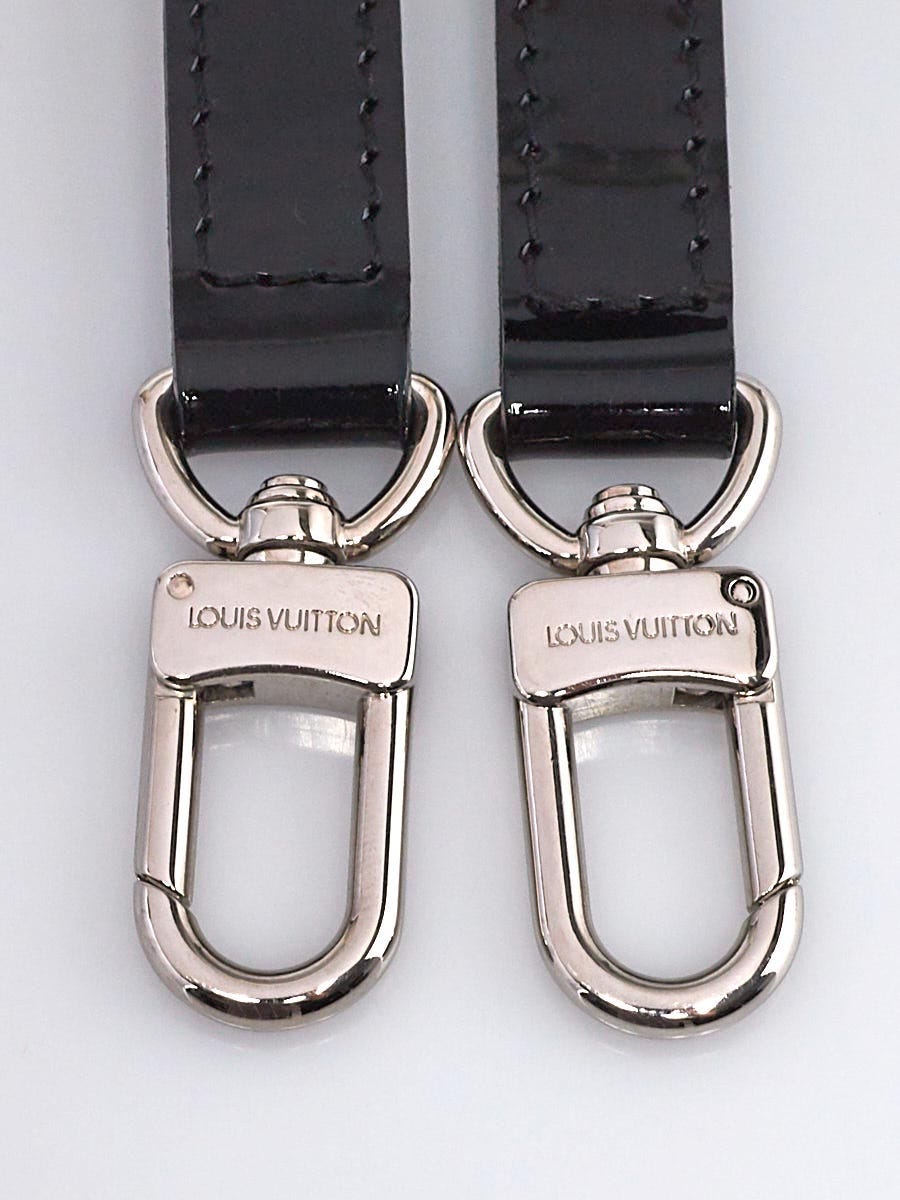 Louis Vuitton Black Vernis 12mm Adjustable Shoulder Strap