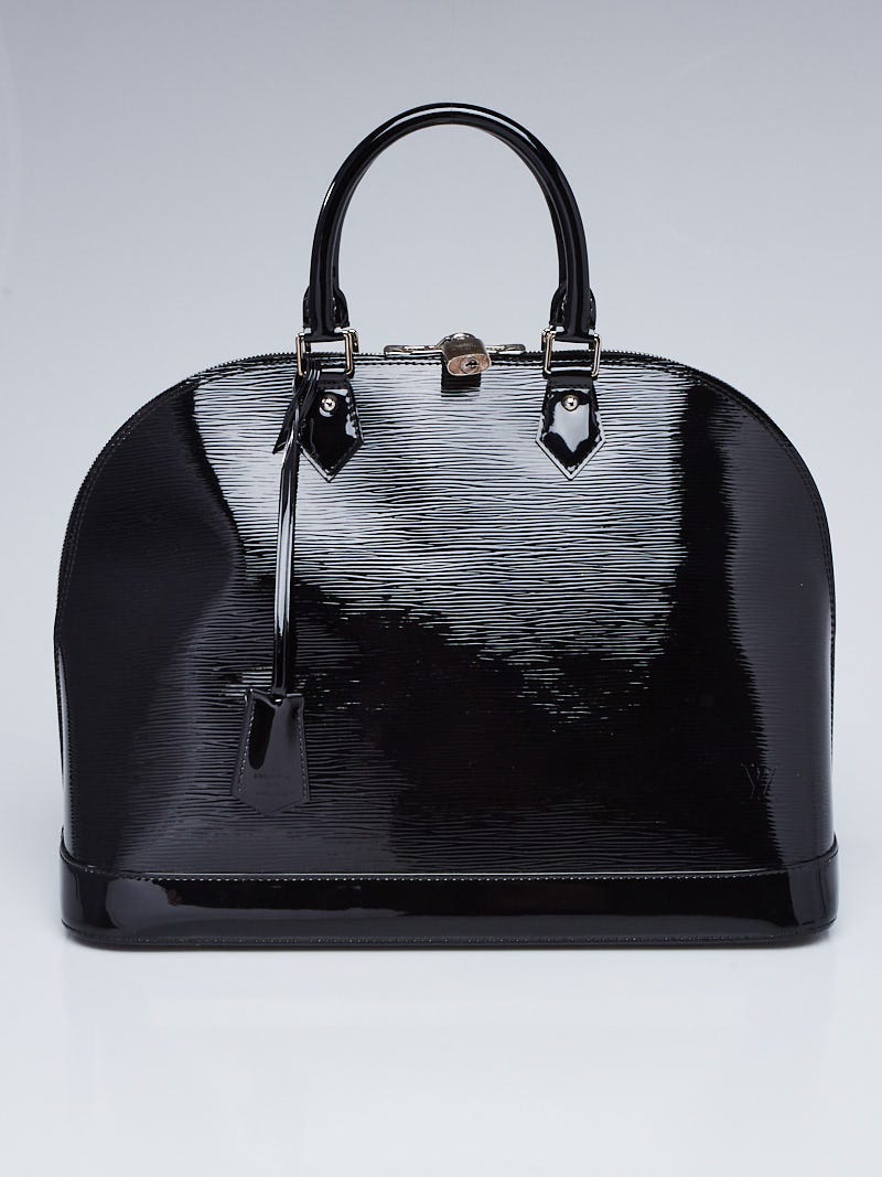 Louis Vuitton Black Electric Epi Leather Alma GM Bag