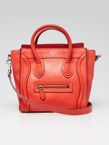 Celine nano luggage orange Clearance