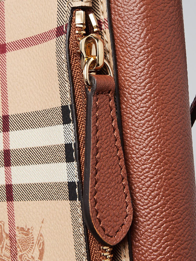 Burberry Haymarket Check Coated Canvas Loxley Crossbody Bag