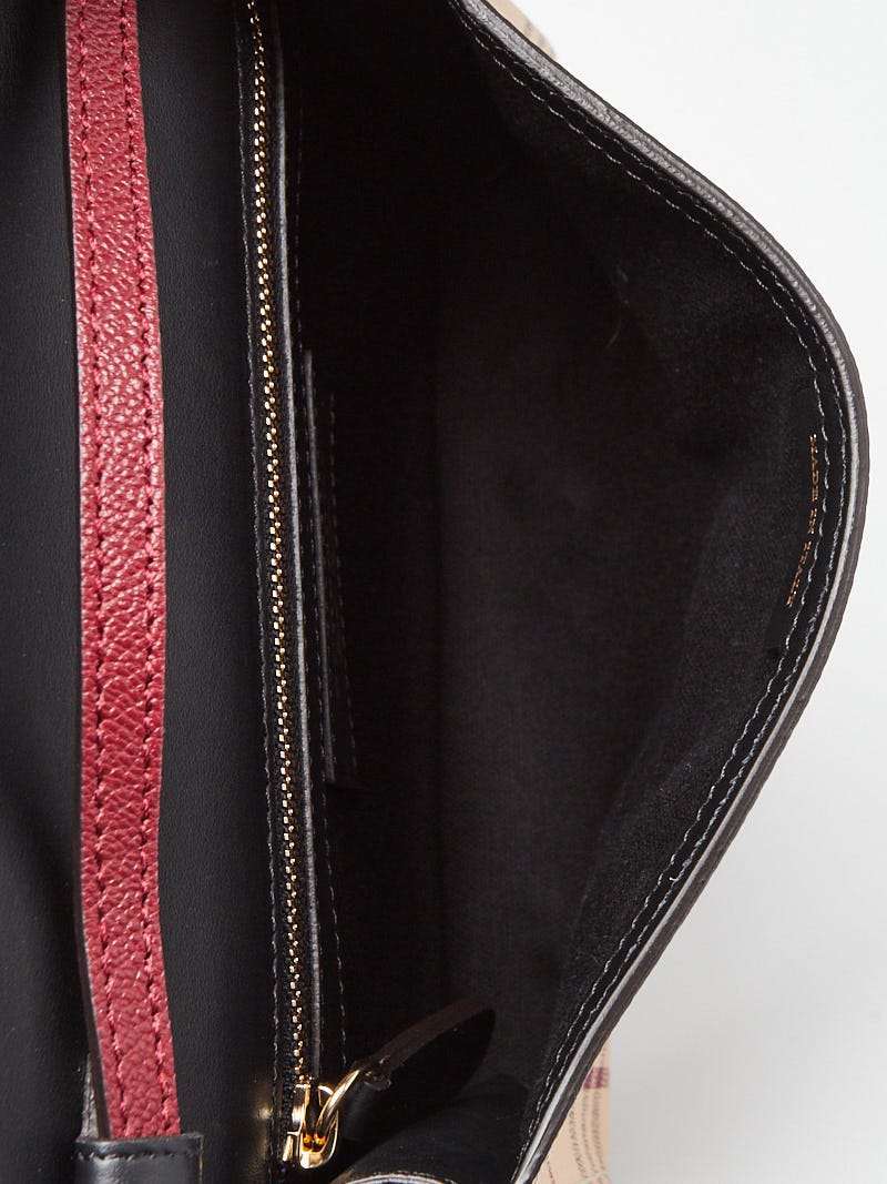 Burberry Haymarket Check Coated Canvas Loxley Crossbody Bag | Yoogi's Closet