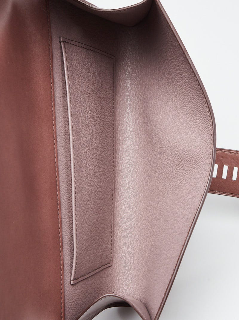 Hermes 23cm GRIOLET Box Leather Medor Clutch Bag