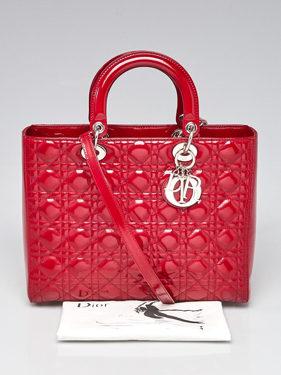 「赤」DIORリボンハート1ロール 国内発送☆即納【ディオール】Dior Caro チェーン ハート ポーチ