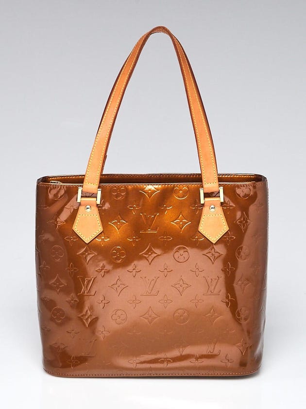 Louis Vuitton Bronze Monogram Vernis Houston Bag