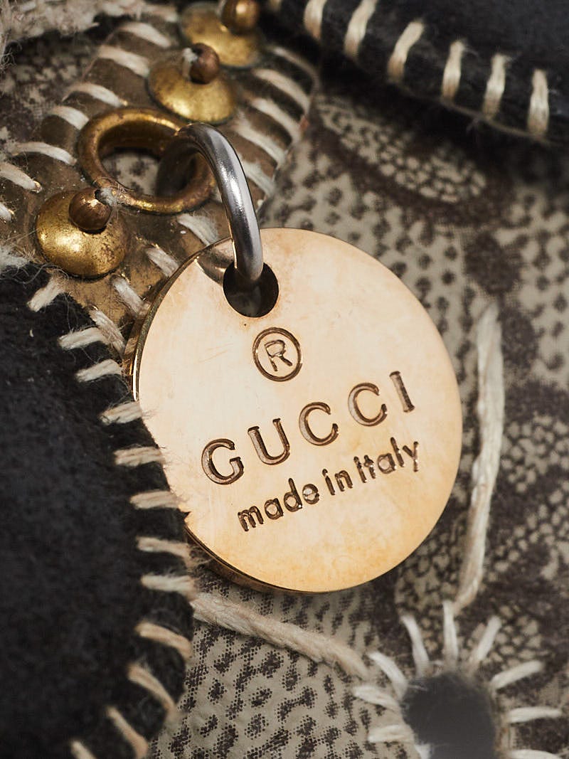 Gucci Beige/Ebony GG Coated Canvas Supreme Sam Guccioli Beagle