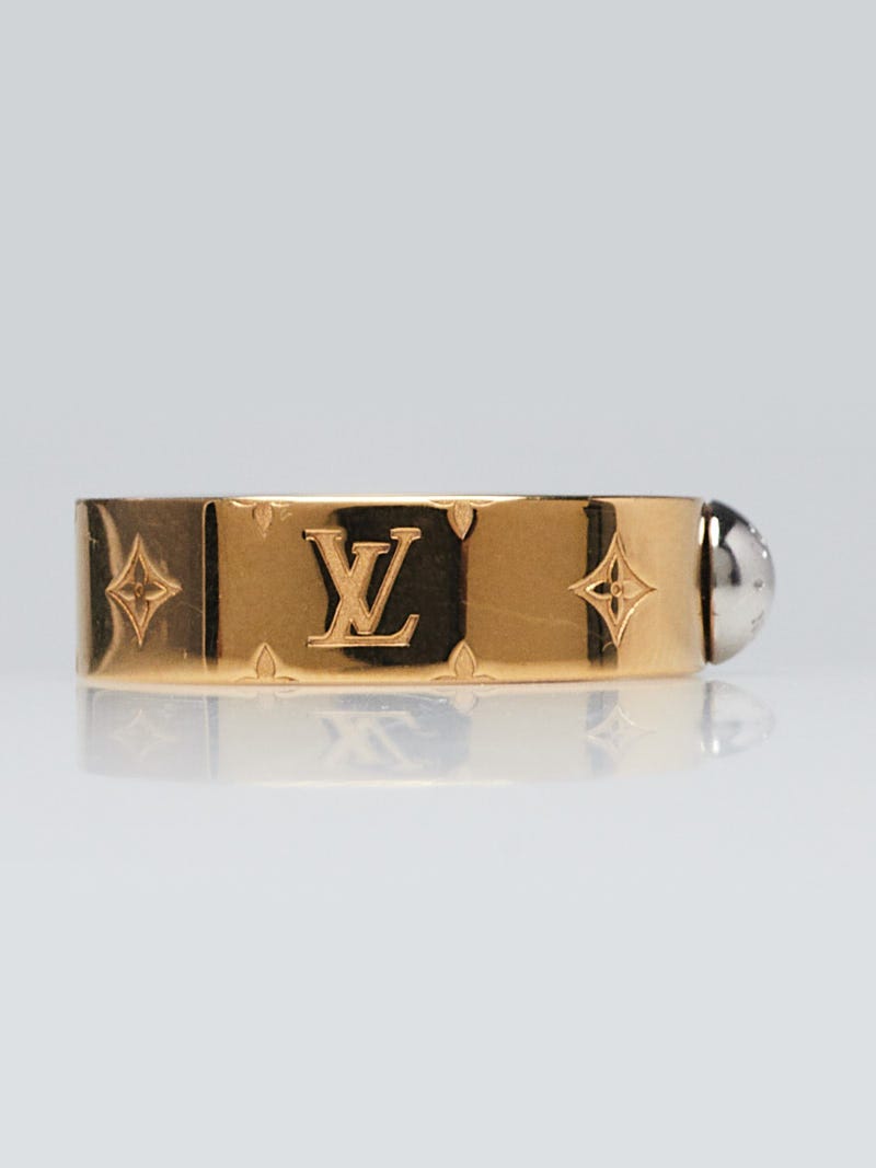 Ring Louis Vuitton Gold size L UK in Steel - 30646226