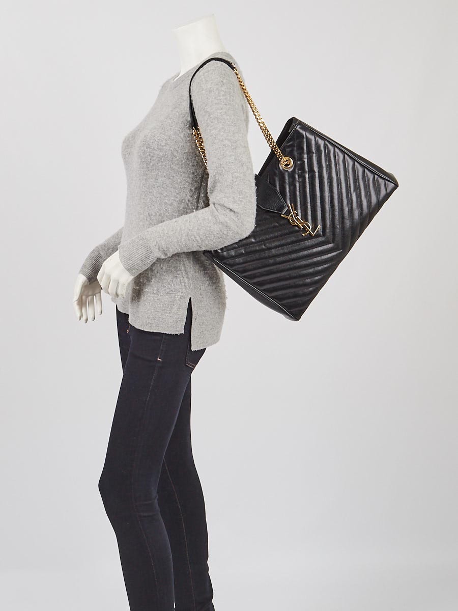 Ysl chevron tote online