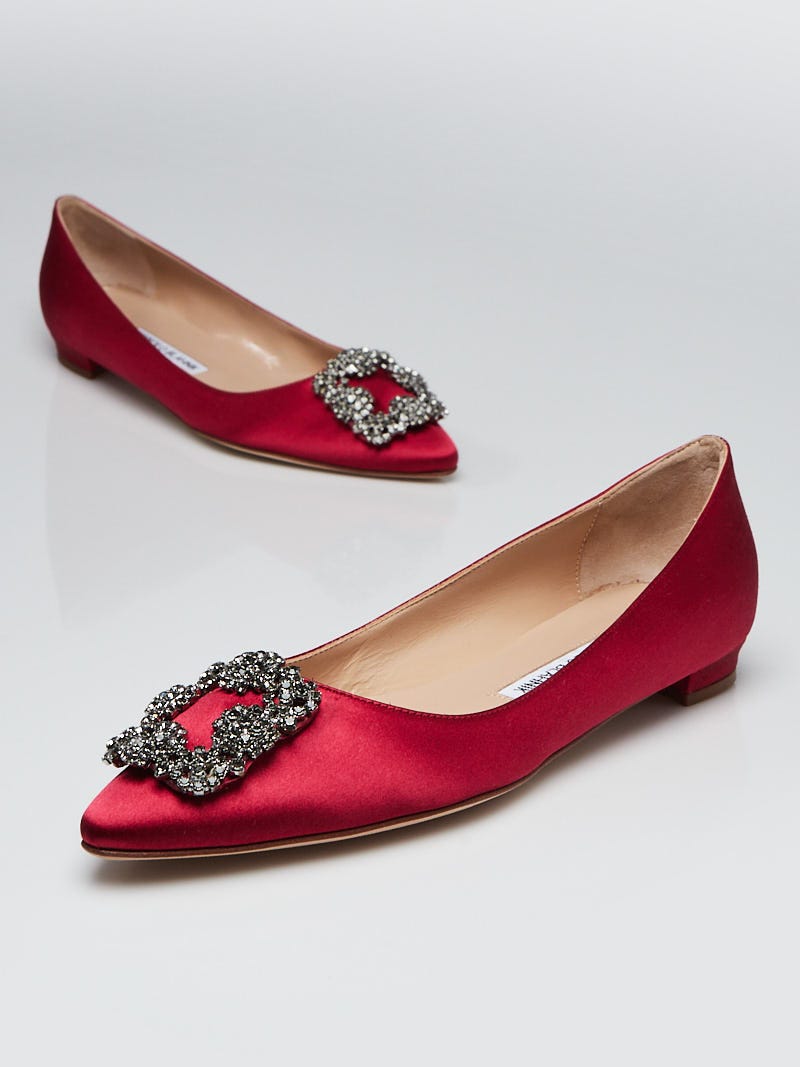 Manolo blahnik hangisi flats sale deals