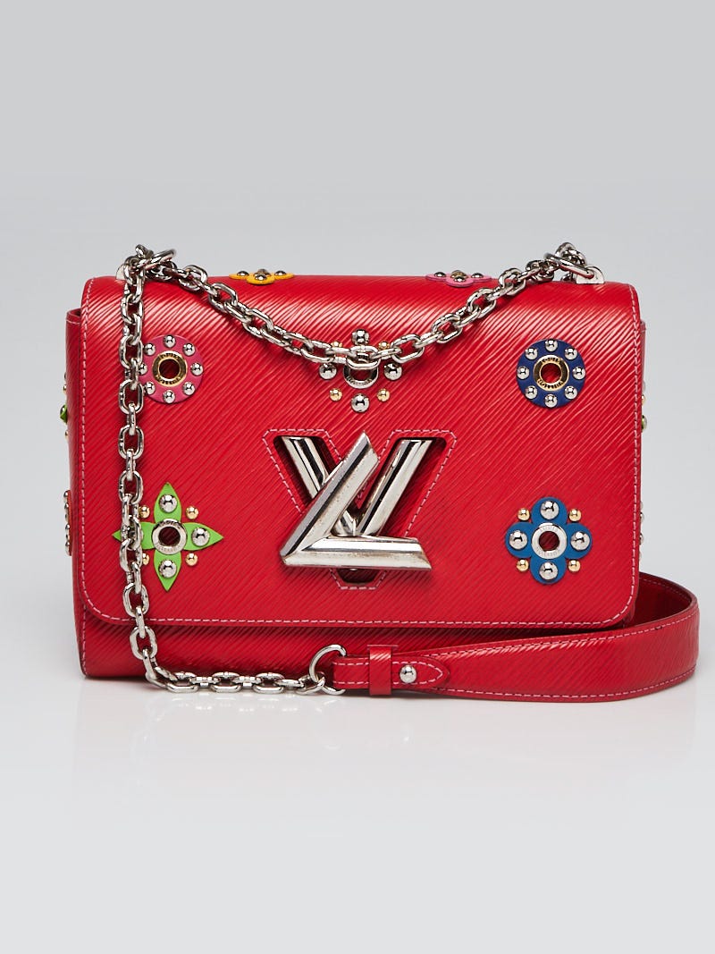leather louis vuitton bag red