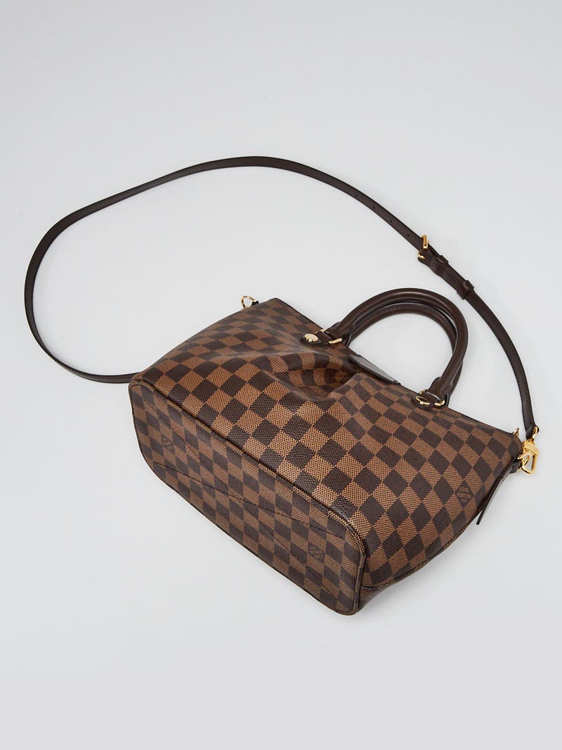Louis Vuitton Tote Siena Damier Ebene With Accessories PM Brown in