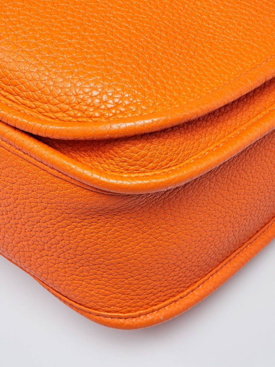 Cuir orange hermes deals