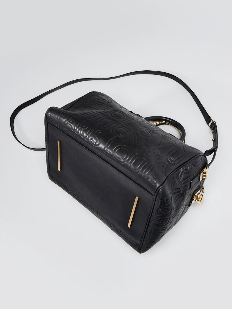 Louis Vuitton Limited Edition Black Monogram Paris Embossed Louis Vuitton Limited Edition Black Monogram Paris Embossed