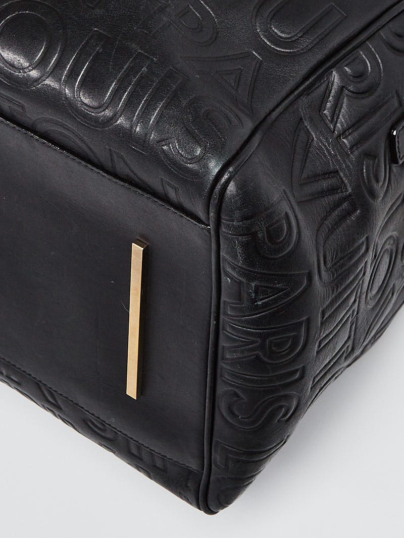 Louis Vuitton Embossed Cube Speedy 30 - Black Handle Bags, Handbags -  LOU753688